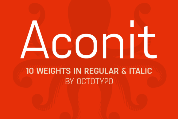 Aconit: A Modern Sans Serif Typeface for Editorial Design