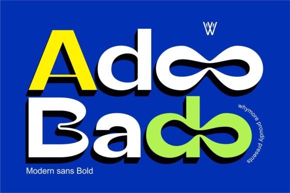 Adoo Bado Typeface for Modern Branding