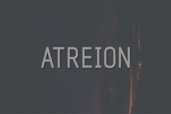 Atreion: A Sleek Sans Serif Typeface for Modern Editorial Design