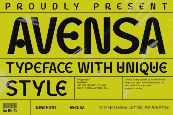 Avensa: The Modern Sans Serif Typeface for Marketers