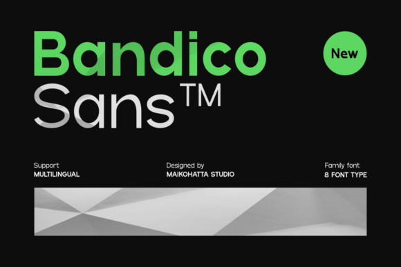 Bandico: A Modern Sans Serif Typeface for Campaigns