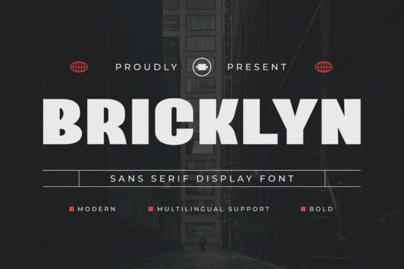 Bricklyn: A Bold Sans Serif Font for Modern Brands