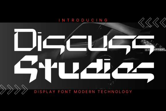 Discuss Studies Font for Modern Campaign Design