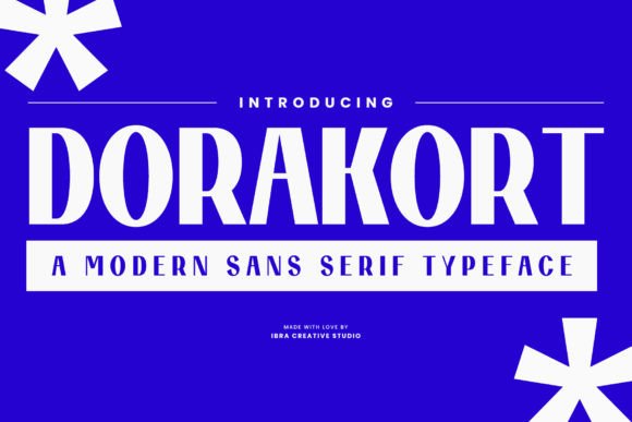 Dorakort: A Modern Sans Serif Typeface for Editorial Design