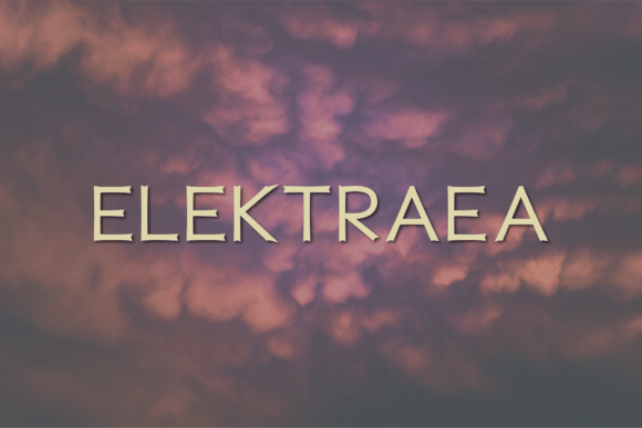 Elektraea: A Modern Typeface for Branding