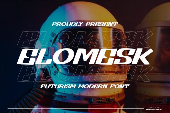 Elomesk: Bold Sans Serif Font for Crafters