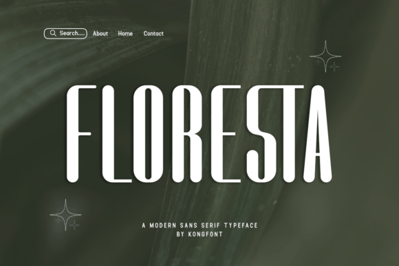 Floresta Typeface for Clear Campaign Design