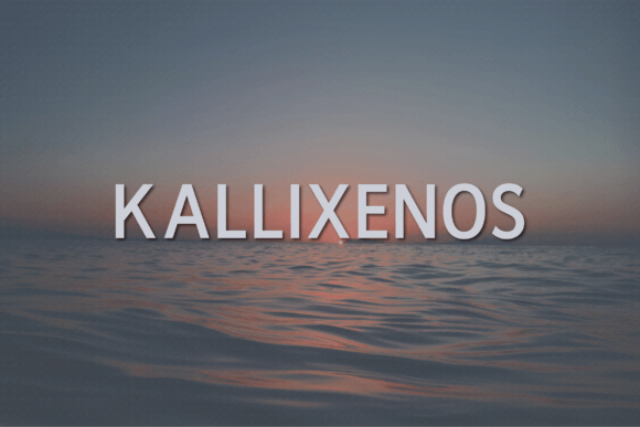 Kallixenos Typeface for Bold Campaign Design