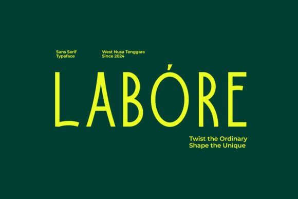 Labore Font Review for Modern Brand Campaigns