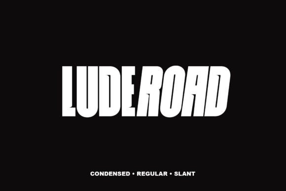 Luderoad: A Bold Typeface for Makers