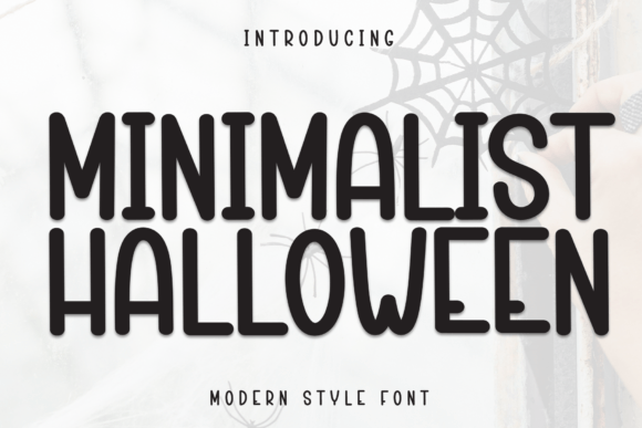 Minimalist Halloween Font for Small Business Branding