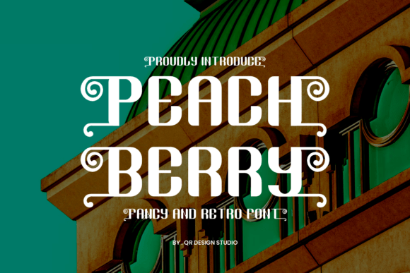Peach Berry: A Funky Sans Serif Font for Bold Branding