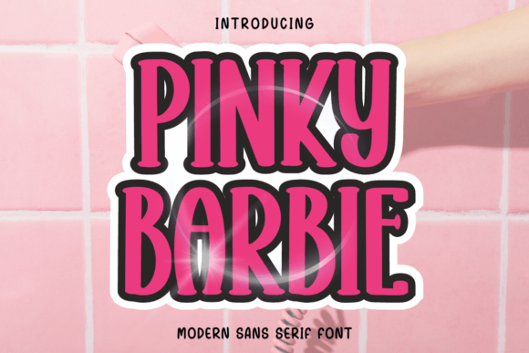 Pinky Barbie Font for Friendly Business Branding