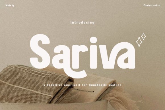 Sariva: A Bold Sans Serif Font for Digital Design