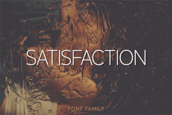 Satisfaction: A Modern Sans Serif Font for Digital Design