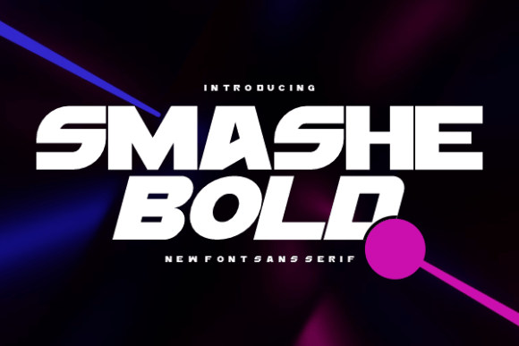 Smashe Bold Typeface for Crafters