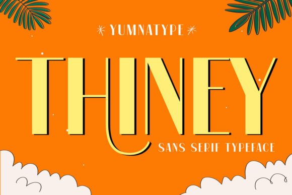 Thiney Typeface: Modern Elegance for Branding