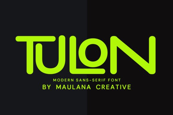 Tulon: A Modern Sans Serif Font for Web Design