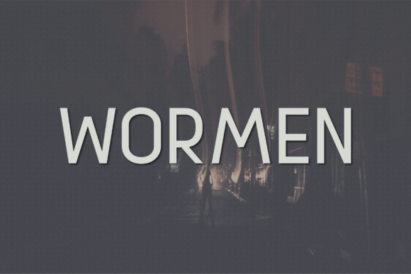 Wormen: A Modern Sans Serif Typeface for Web Design