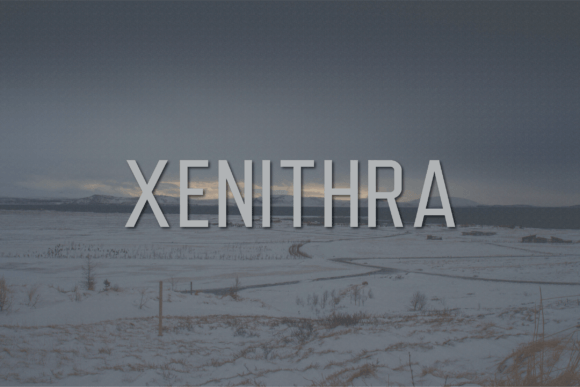 Xenithra: A Modern Sans Serif Typeface for Editorial Design