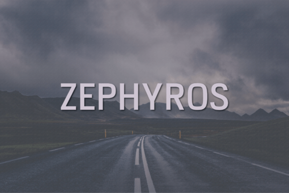 Zephyros: A Modern Sans Serif Typeface for Web Design